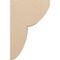 Ekena Millwork 9"W x 18"D x 27"H Classic Crestline Rough Cedar Woodgrain TimberThane Corbel, Primed Tan CORUR09X18X27CRERCPR - alternate 6